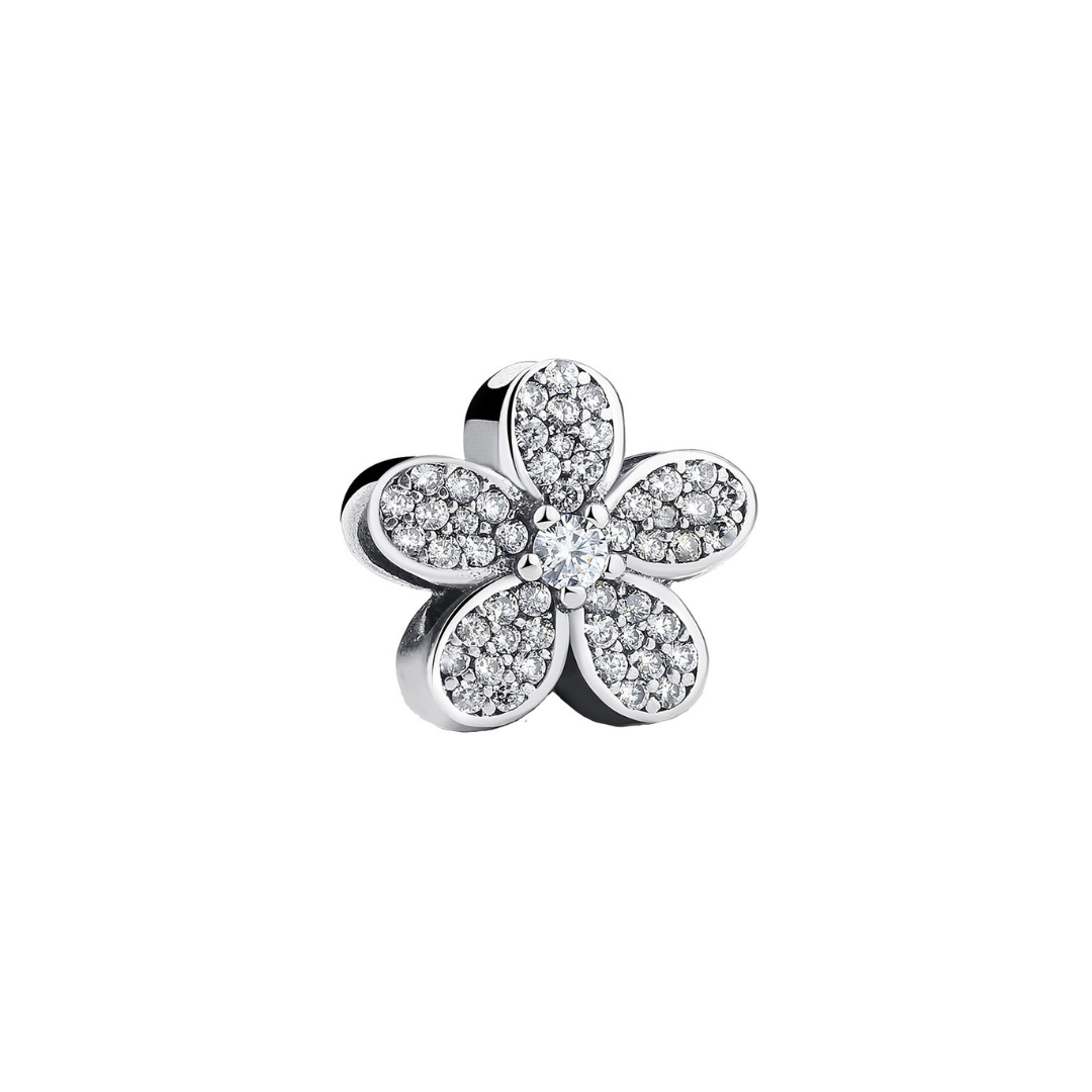 Sparkling Daisy Flower Charm – Pretty Little Charm