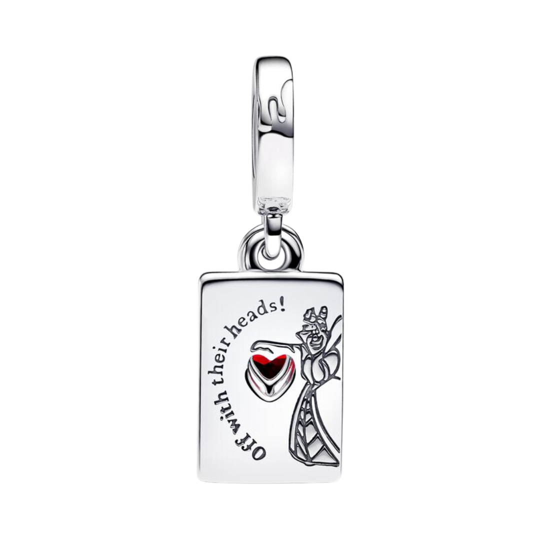 Alice In Wonderland- Queen of Hearts Card Dangle Charm