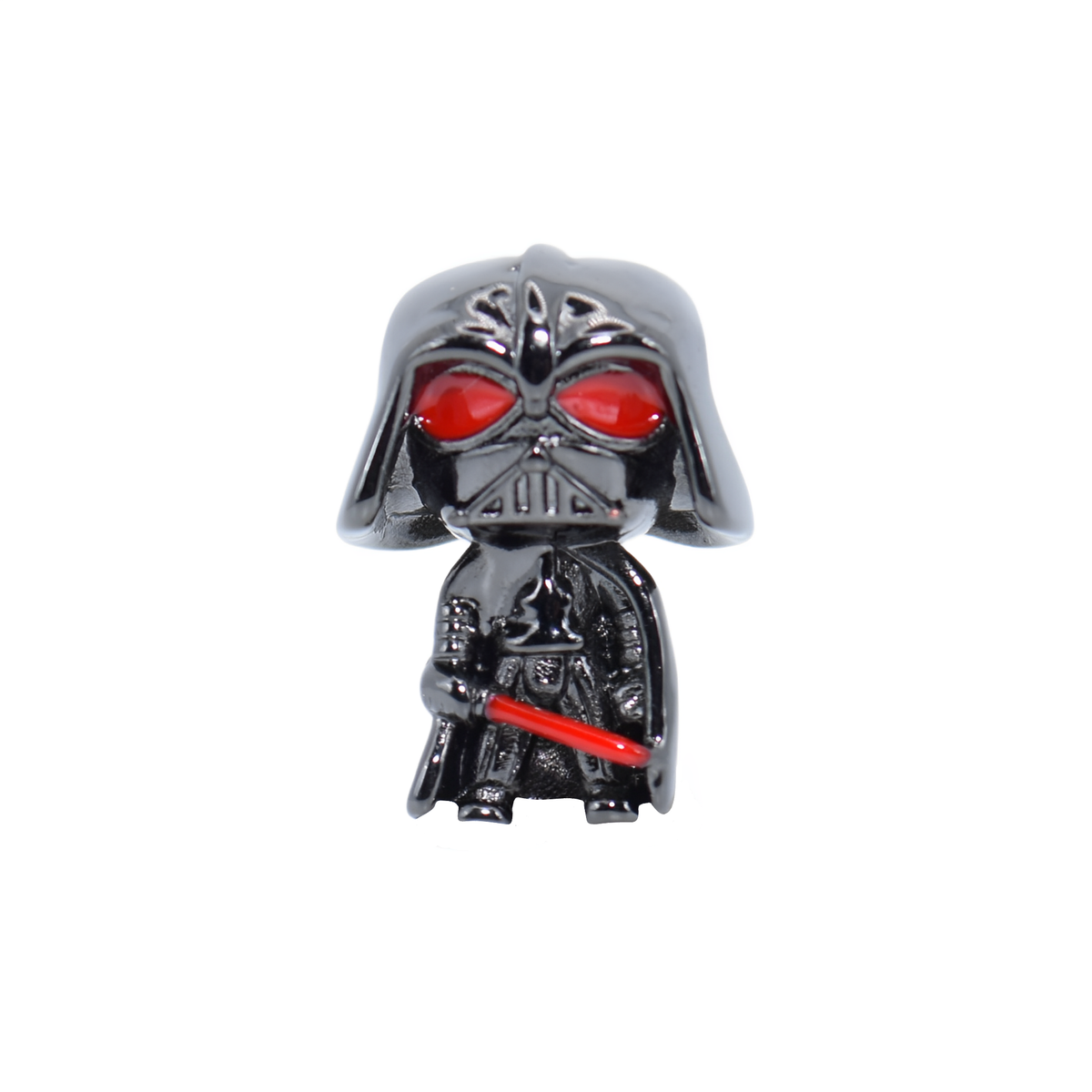 Star Wars Darth Vader Charm featuring a detailed miniature of the iconic villain with a red lightsaber.