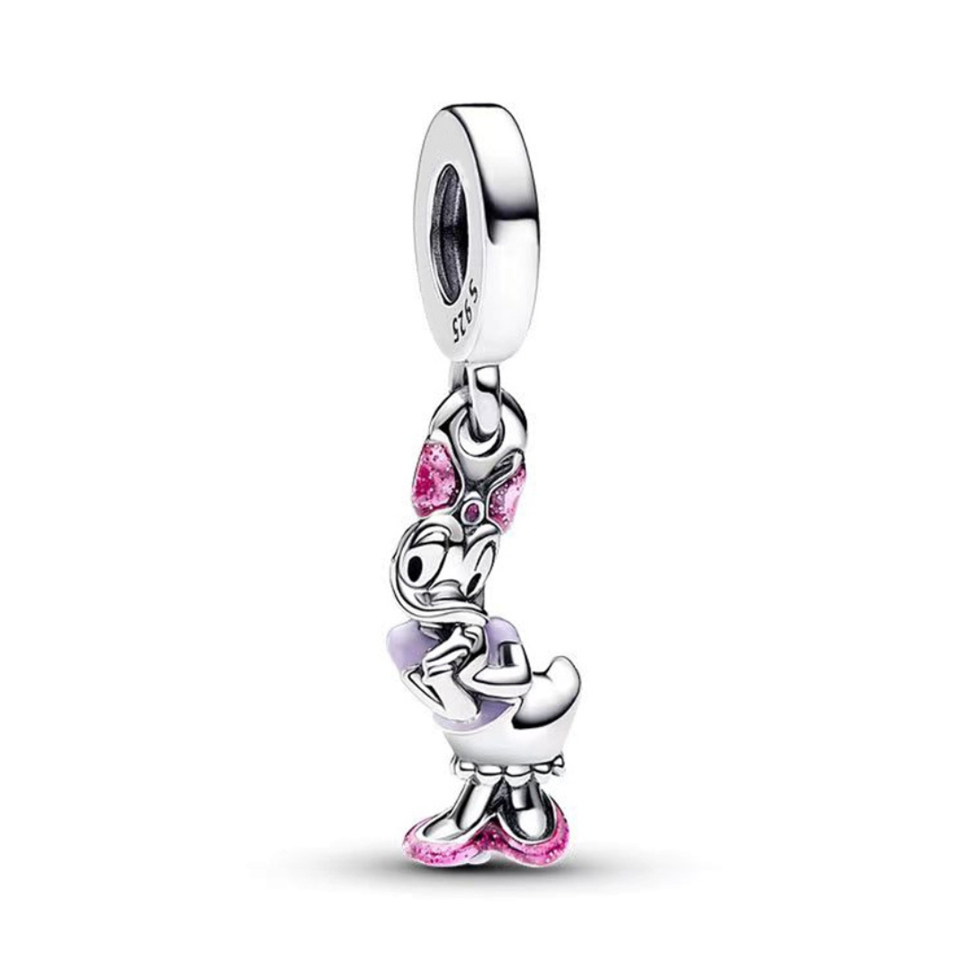 Disney Sweet Daisy Duck Dangle Charm showcasing a colorful, sparkling design celebrating Daisy Duck's charm.