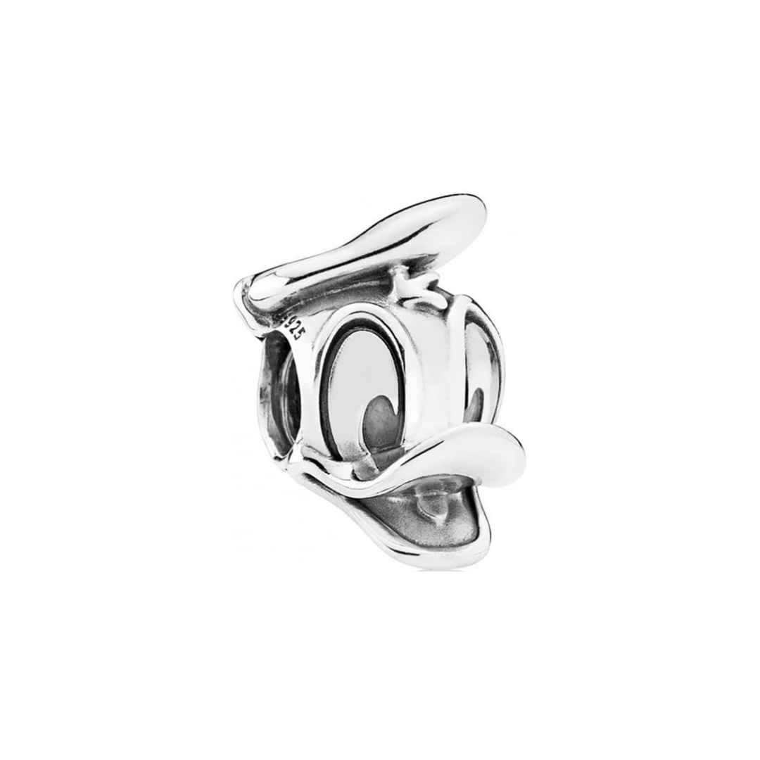 Disney Donald Duck Portrait Charm, a polished charm showcasing Donald Duck's iconic face design.