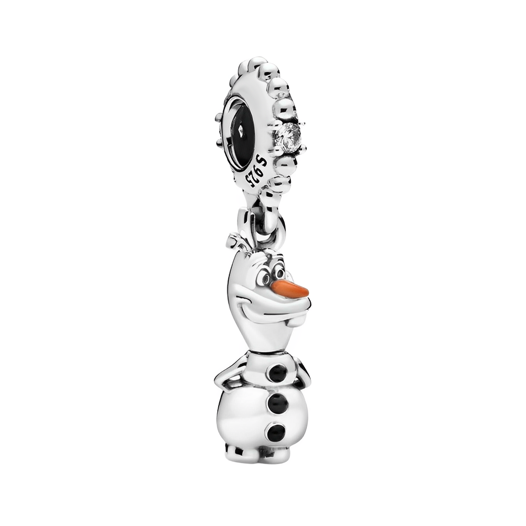 Disney Frozen Olaf Dangle Charm in a playful, cheerful design perfect for fans of the Frozen franchise.