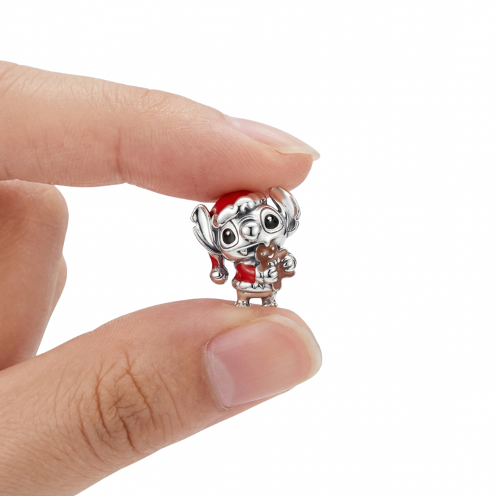 Disney Lilo and Stitch Festive Stitch Charm