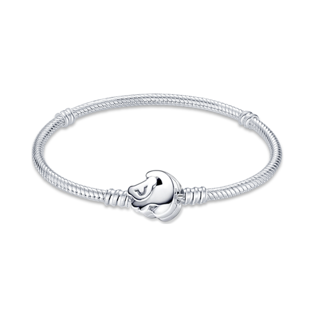 Disney The Lion King Simba Snake Chain Bracelet featuring a sleek design and symbolic charm.