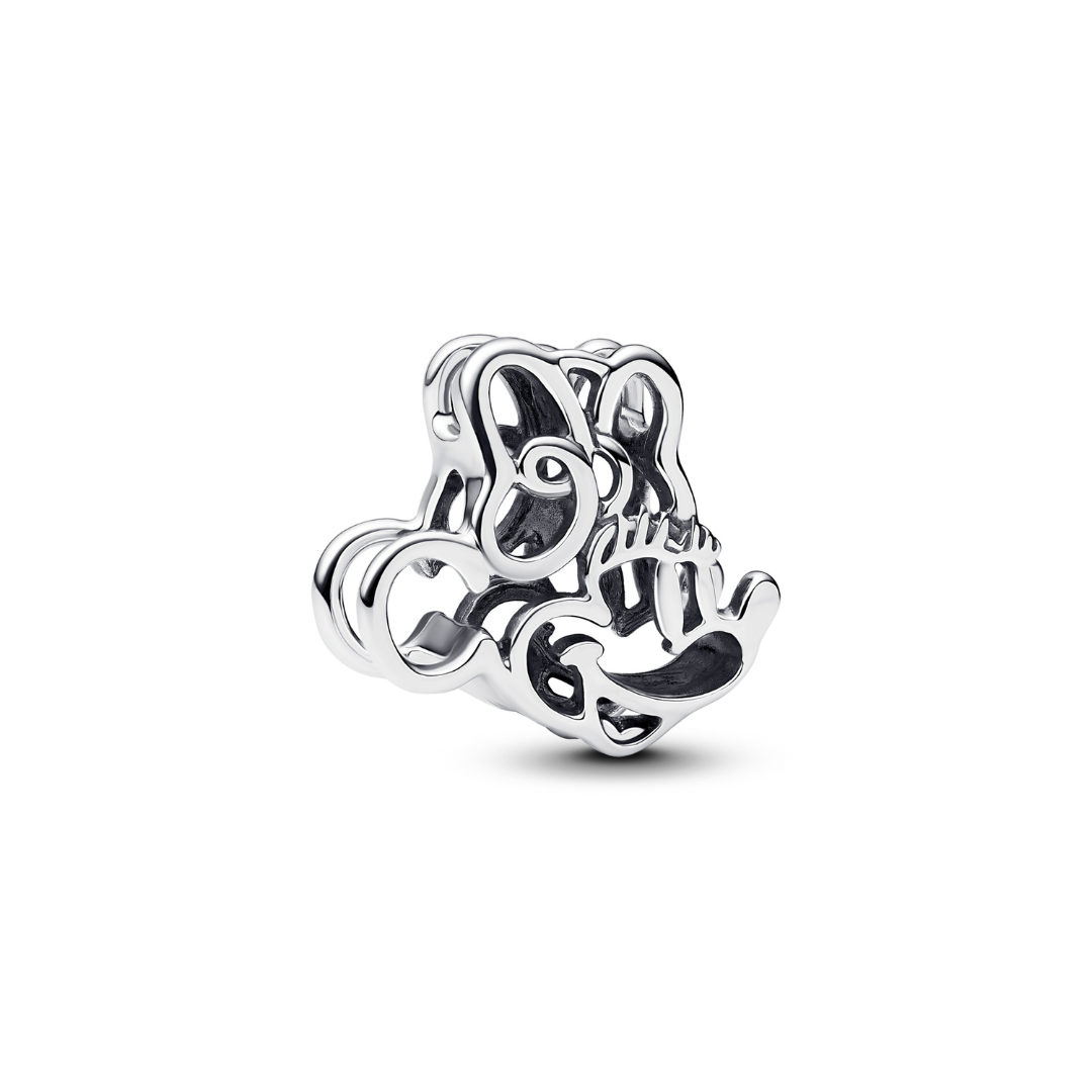 Disney Minnie Mouse Openwork Charm featuring a stylish and delicate design celebrating Minnie Mouse.