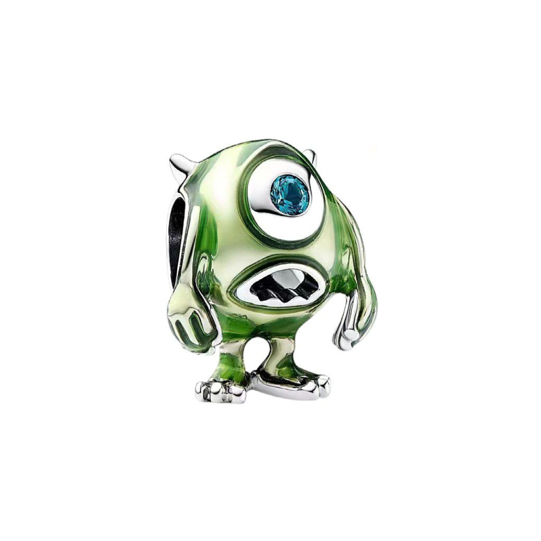 Disney Monsters Inc Mike Wazowski Charm colorful charm featuring Mike Wazowski from Monsters Inc.