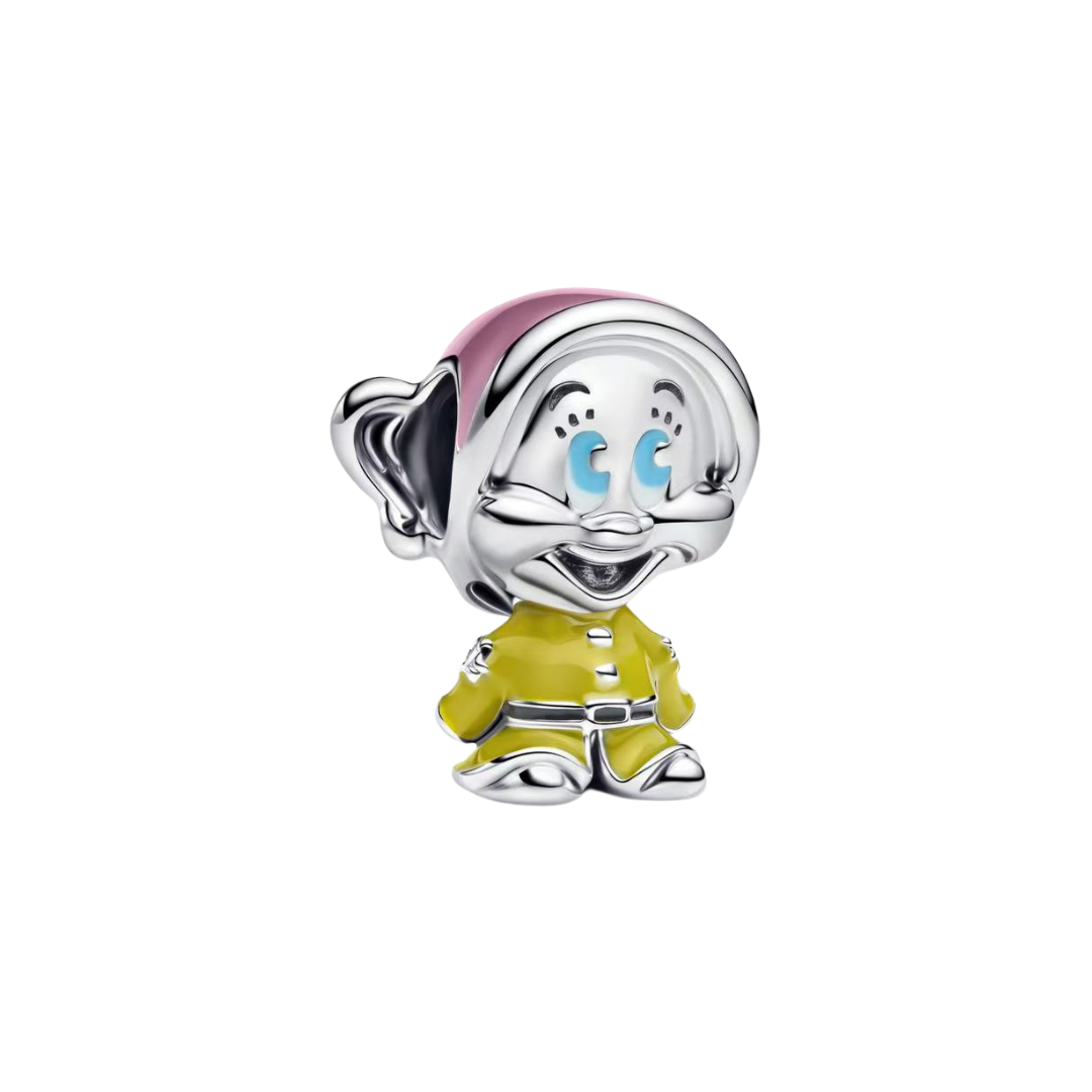 Disney Snow White Joyful Dopey Charm featuring Dopey with a cheerful expression and colorful outfit