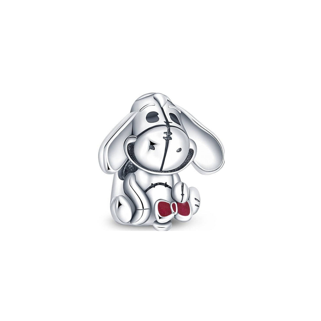 Disney Winnie the Pooh Eeyore Charm featuring a sentimental, adorable Eeyore design for charm bracelets.