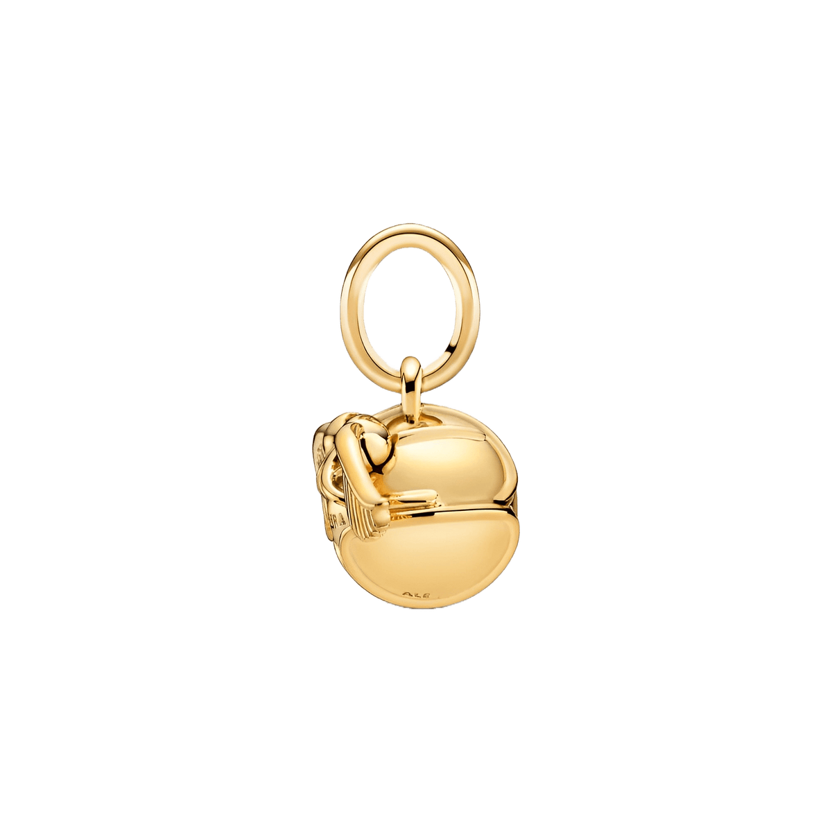 Harry Potter Golden Snitch Pendant charm with golden finish, perfect for fans of Quidditch and wizarding magic.