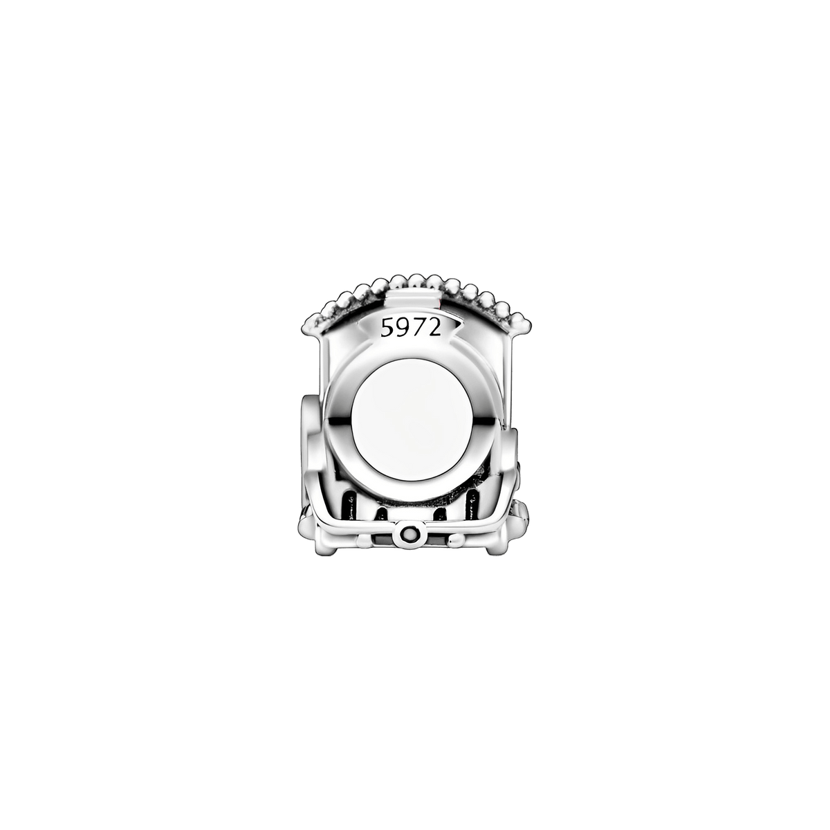 Harry Potter Hogwarts Express Train Charm, silver train charm design, perfect for fans and charm bracelets.