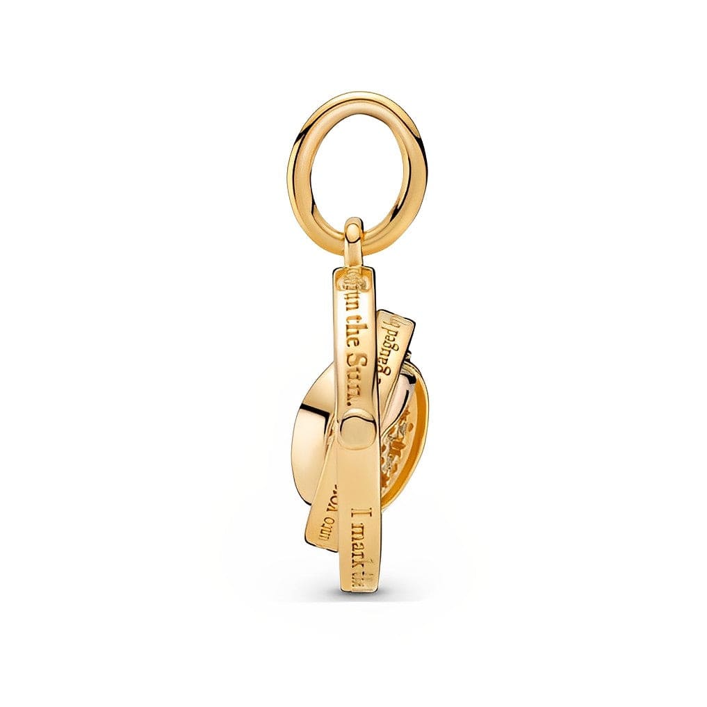 Harry Potter Spinning Golden Time Turner Pendant featuring intricate design and charm, perfect for fans and collectors.