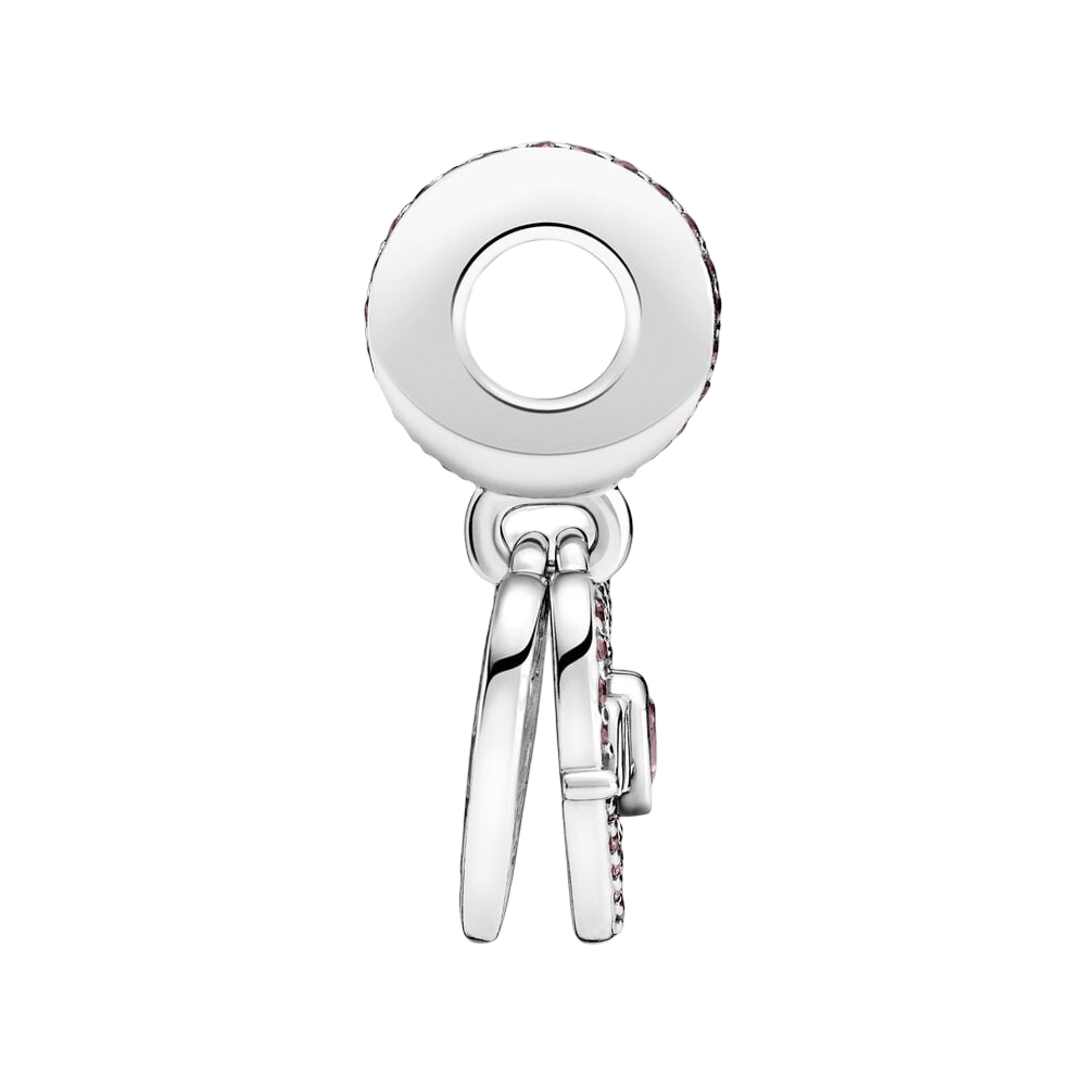 Mom All of Me Loves All of You Sparkling Dangle Charm showcasing elegant design and intricate details.