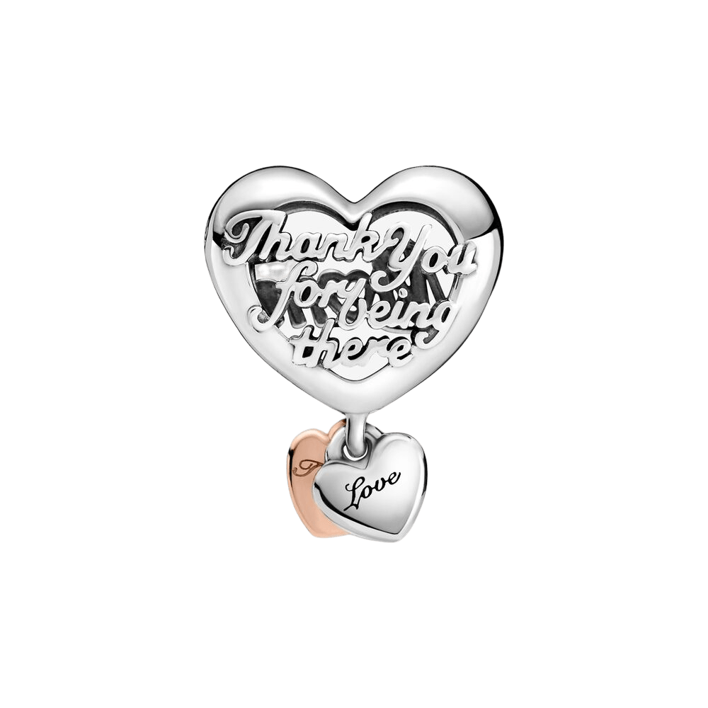 Thank You Mum Heart Charm - Pretty Little Charms