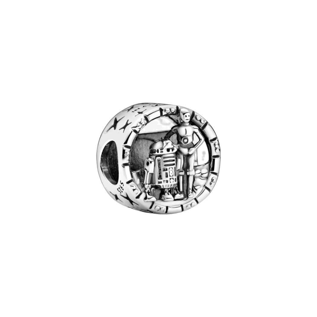 Star Wars R2-D2 and C-3PO Charm featuring R2-D2 and C-3PO in detailed design.