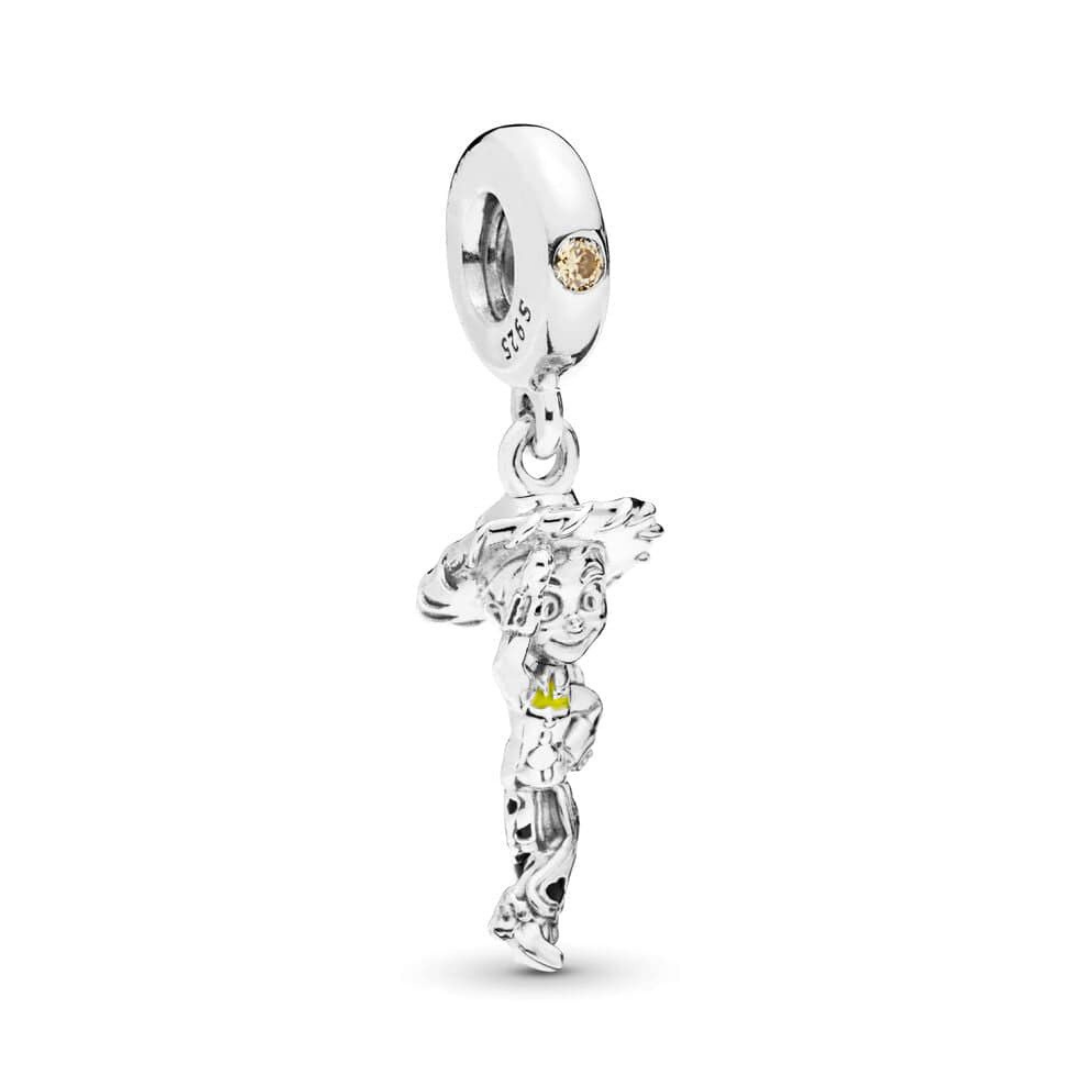 Disney Toy Story Jessie Dangle Charm featuring a detailed cowgirl figure with a charm bracelet.